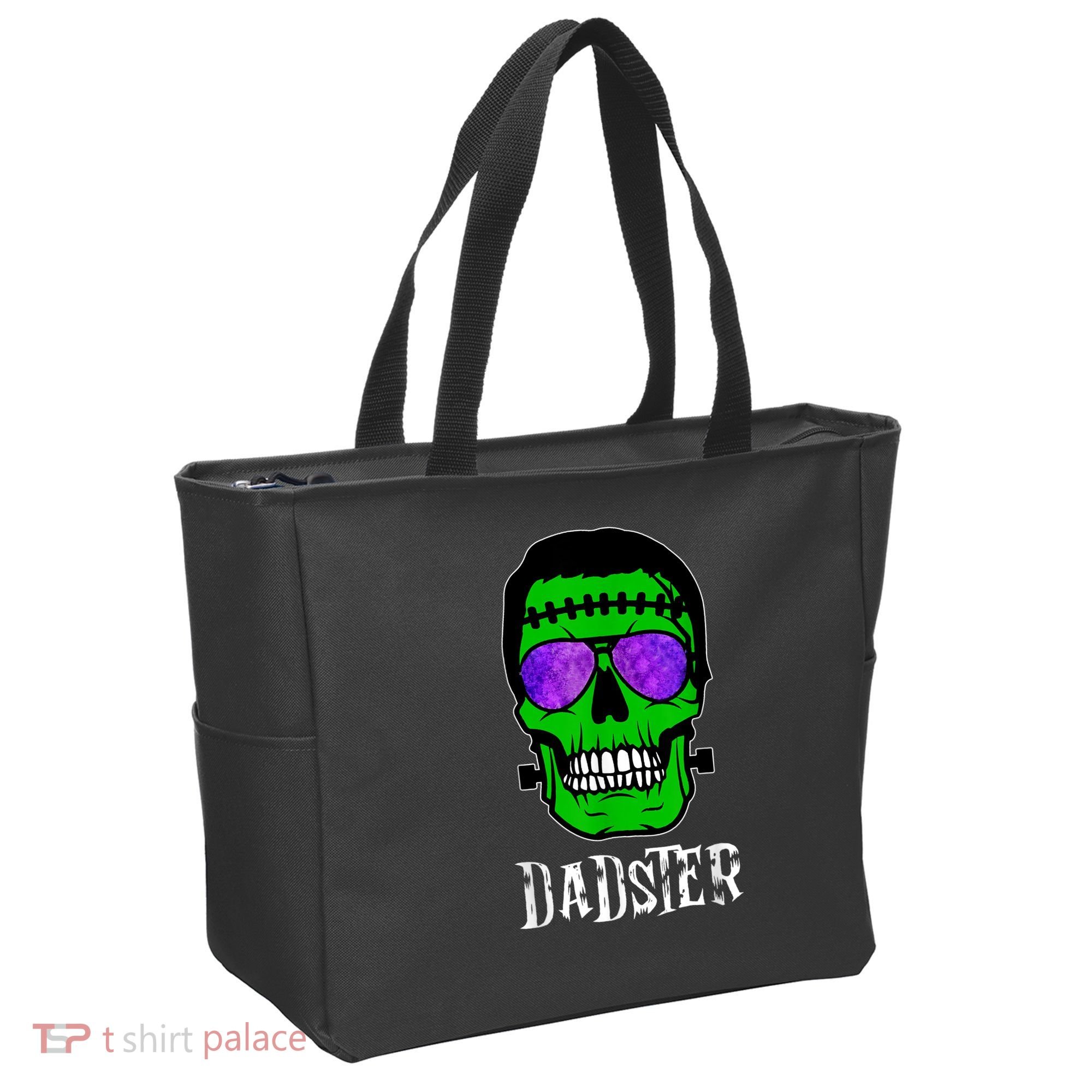 Mens Dadster Shirt Dad Monster Halloween Costume Daddy Father Tote Bag