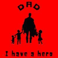 Military Dad Superhero Welcome Home Surprise Santa Hat thumb 1