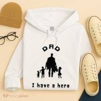 Military Dad Superhero Welcome Home Surprise Hoodie thumb 4
