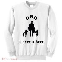 Military Dad Superhero Welcome Home Surprise Sweatshirt thumb 0