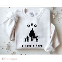 Military Dad Superhero Welcome Home Surprise Sweatshirt thumb 2