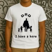 Military Dad Superhero Welcome Home Surprise T-Shirt thumb 3