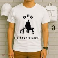 Military Dad Superhero Welcome Home Surprise T-Shirt thumb 6