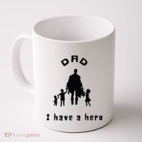 Military Dad Superhero Welcome Home Surprise Coffee Mug thumb 0