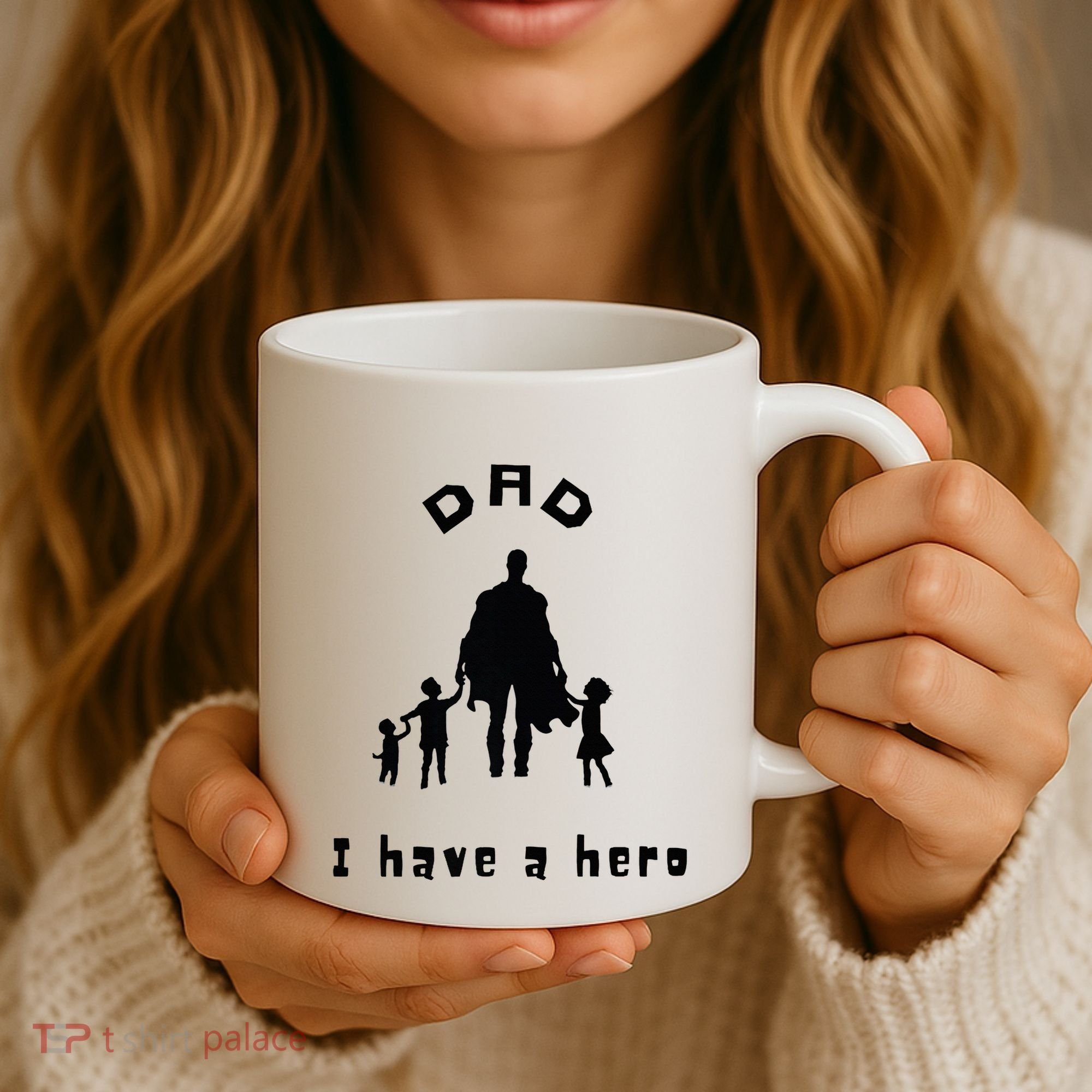 Military Dad Superhero Welcome Home Surprise Coffee Mug