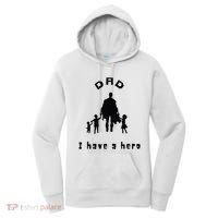 Military Dad Superhero Welcome Home Surprise Women's Hoodie thumb 0