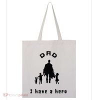Military Dad Superhero Welcome Home Surprise Tote Bag thumb 0