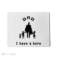 Military Dad Superhero Welcome Home Surprise Mousepad thumb 0