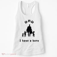 Military Dad Superhero Welcome Home Surprise Women's Tank Top thumb 0