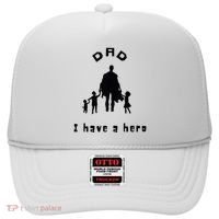Military Dad Superhero Welcome Home Surprise Hat thumb 0