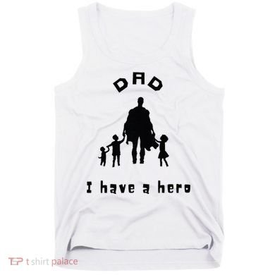 Military Dad Superhero Welcome Home Surprise Tank Top