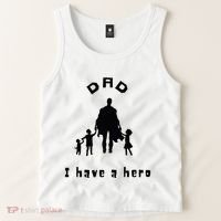 Military Dad Superhero Welcome Home Surprise Tank Top thumb 2