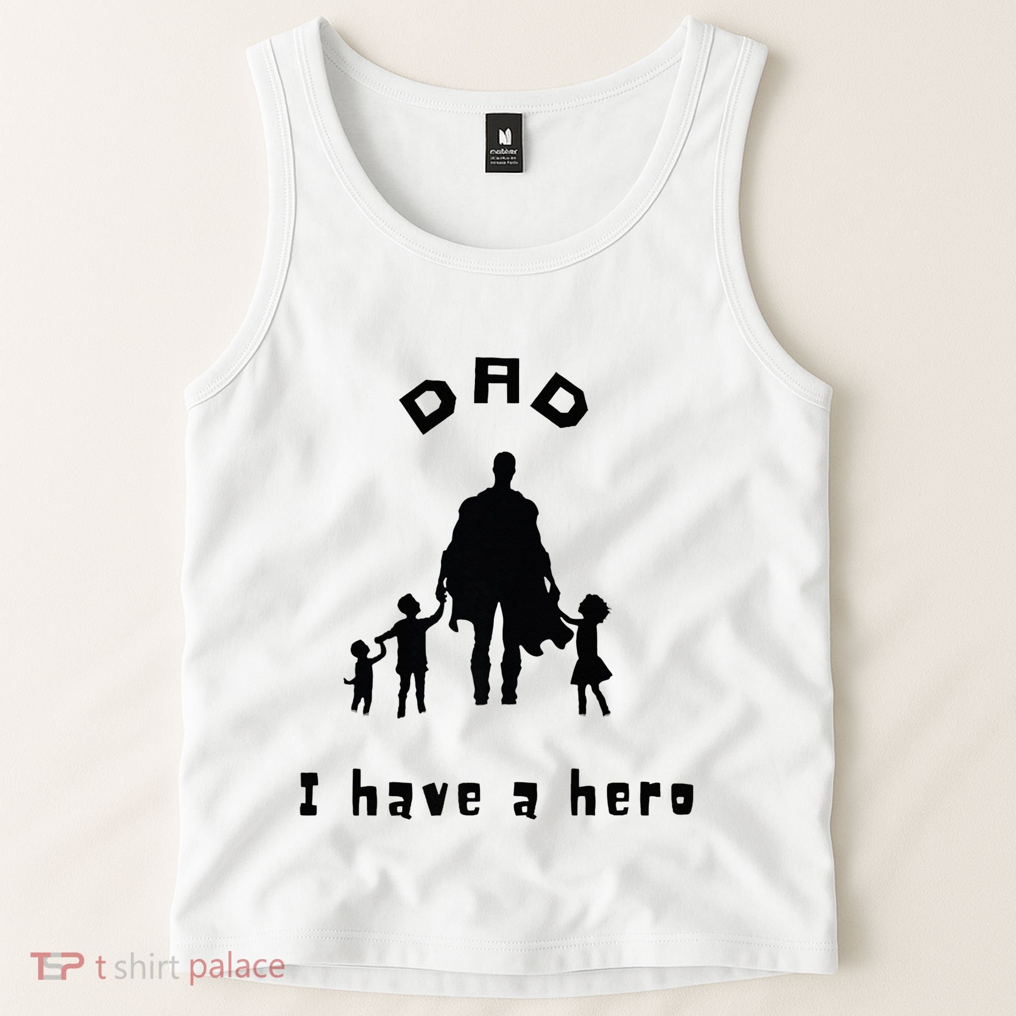 Military Dad Superhero Welcome Home Surprise Tank Top