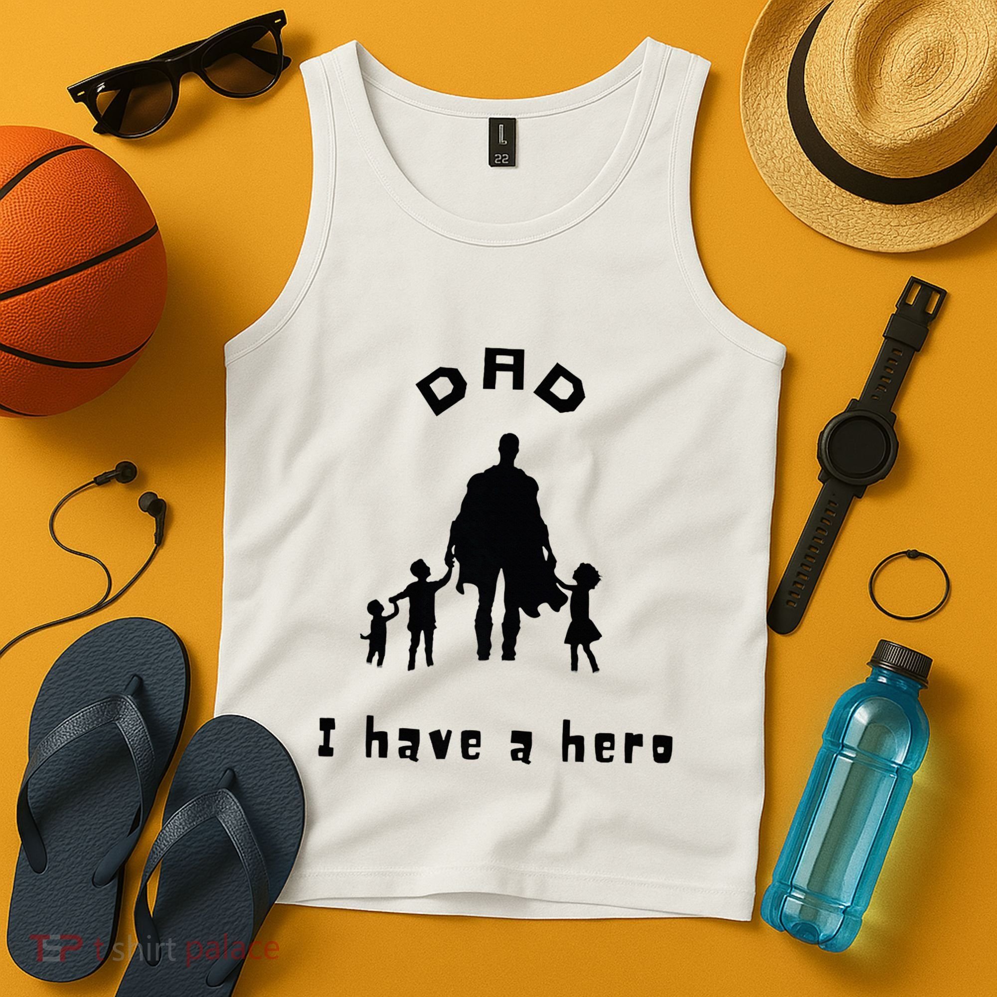 Military Dad Superhero Welcome Home Surprise Tank Top