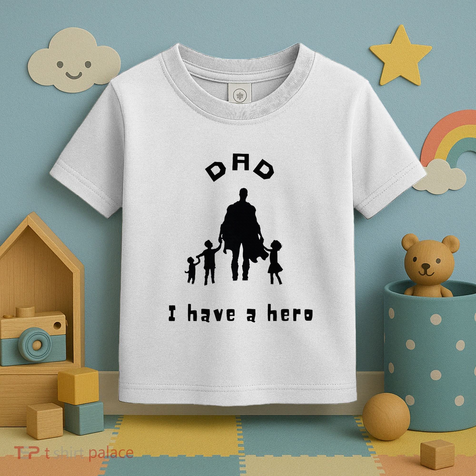 Military Dad Superhero Welcome Home Surprise Toddler T-Shirt