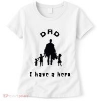 Military Dad Superhero Welcome Home Surprise Women's T-Shirt thumb 0