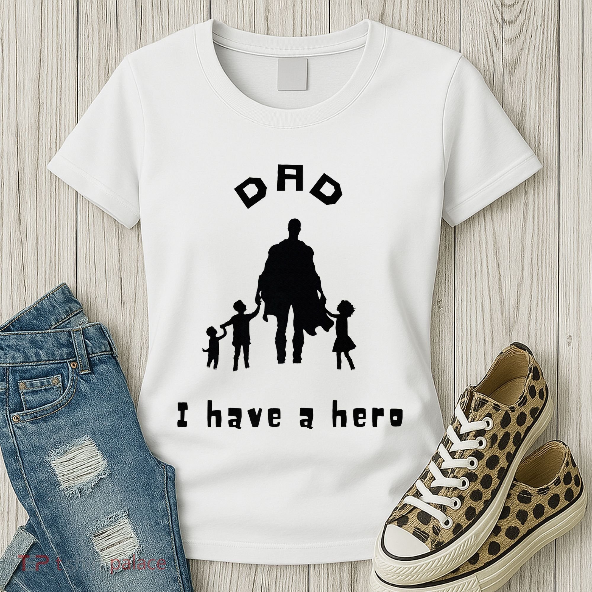Military Dad Superhero Welcome Home Surprise Women's T-Shirt