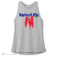Mugo Dept Spicy Life Ladies PosiCharge Tri-Blend Wicking Tank thumb 0