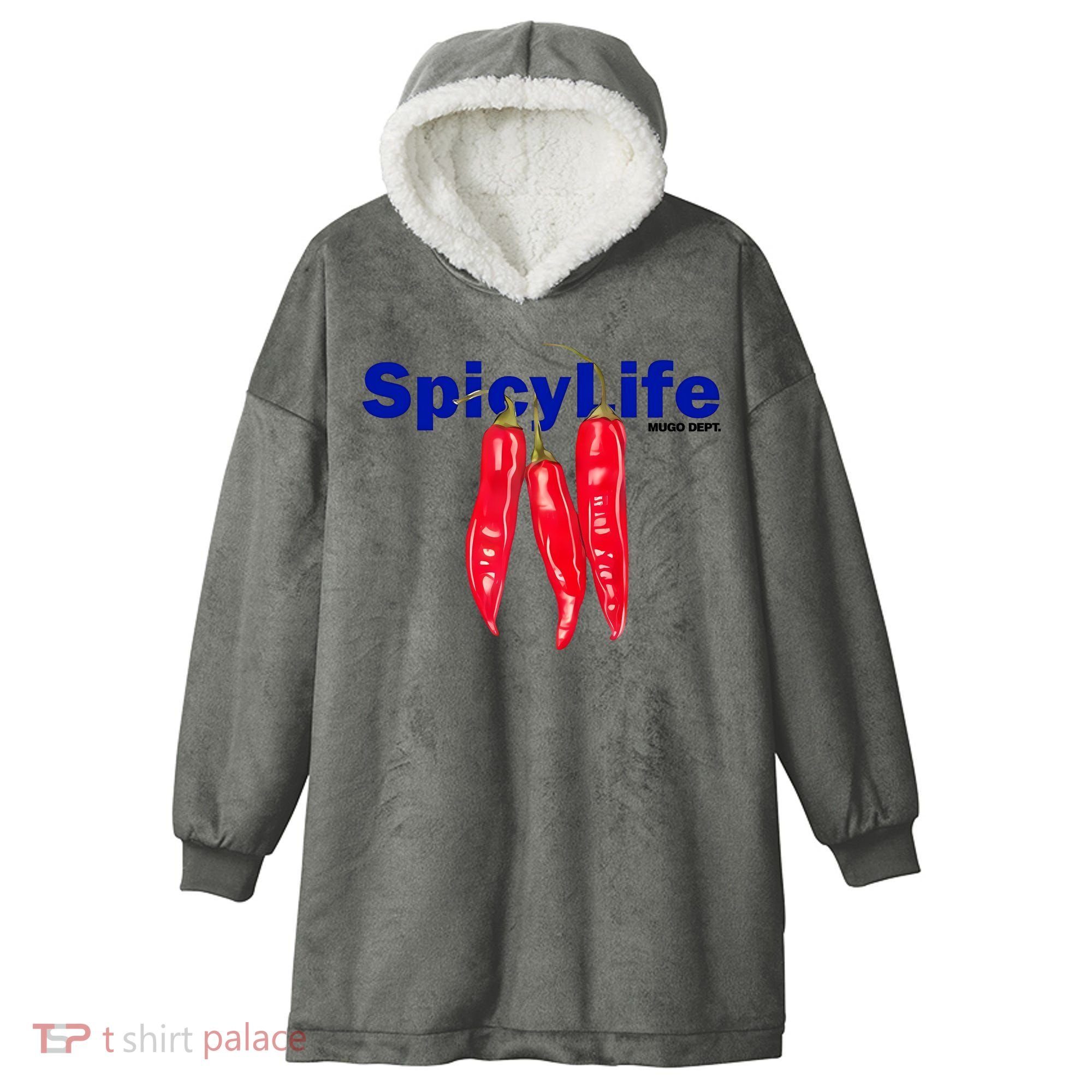 Mugo Dept Spicy Life Hooded Wearable Blanket