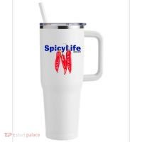 Mugo Dept Spicy Life 40oz Vacuum Insulated Stainless Steel Travel Tumbler thumb 0