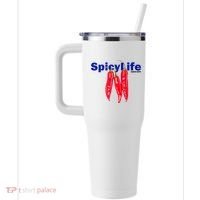 Mugo Dept Spicy Life 40oz Vacuum Insulated Stainless Steel Travel Tumbler thumb 2