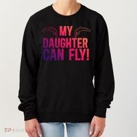 My Daughter Swim Dad Of A Swimmer Father Swimming Dad Gift Women's Sweatshirt thumb 0