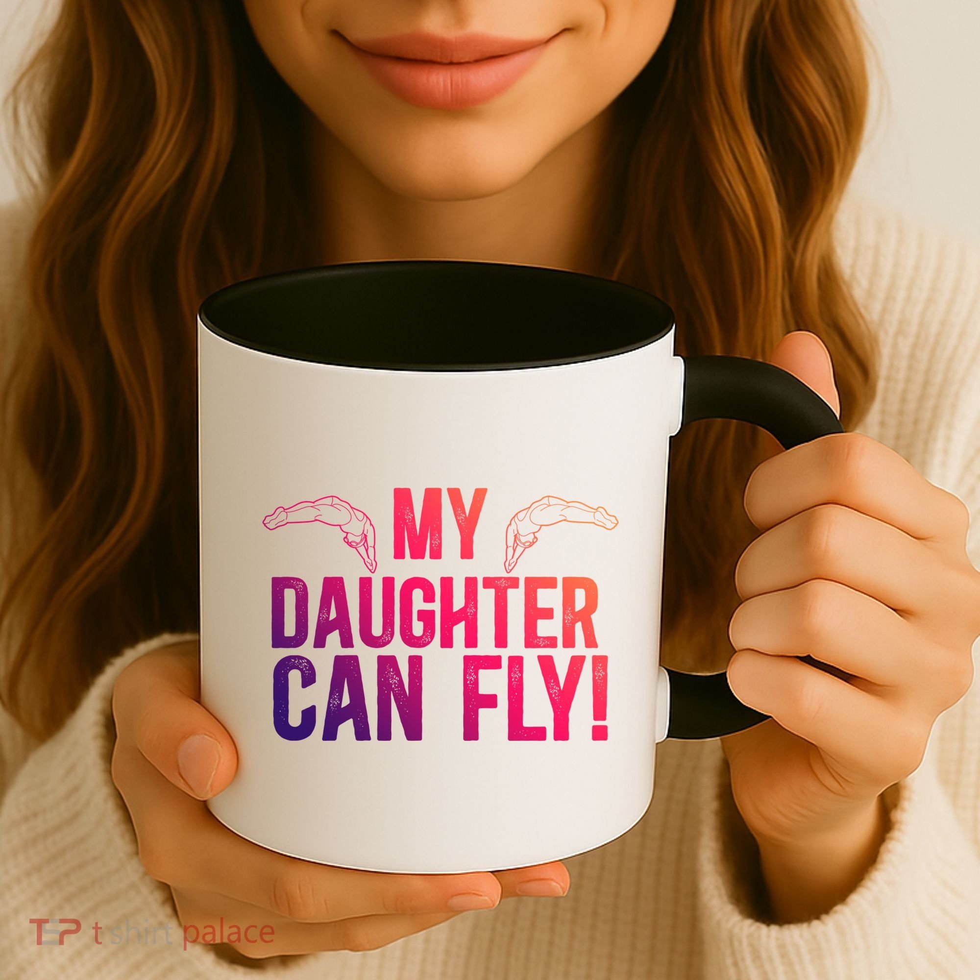 My Daughter Swim Dad Of A Swimmer Father Swimming Dad Gift Coffee Mug