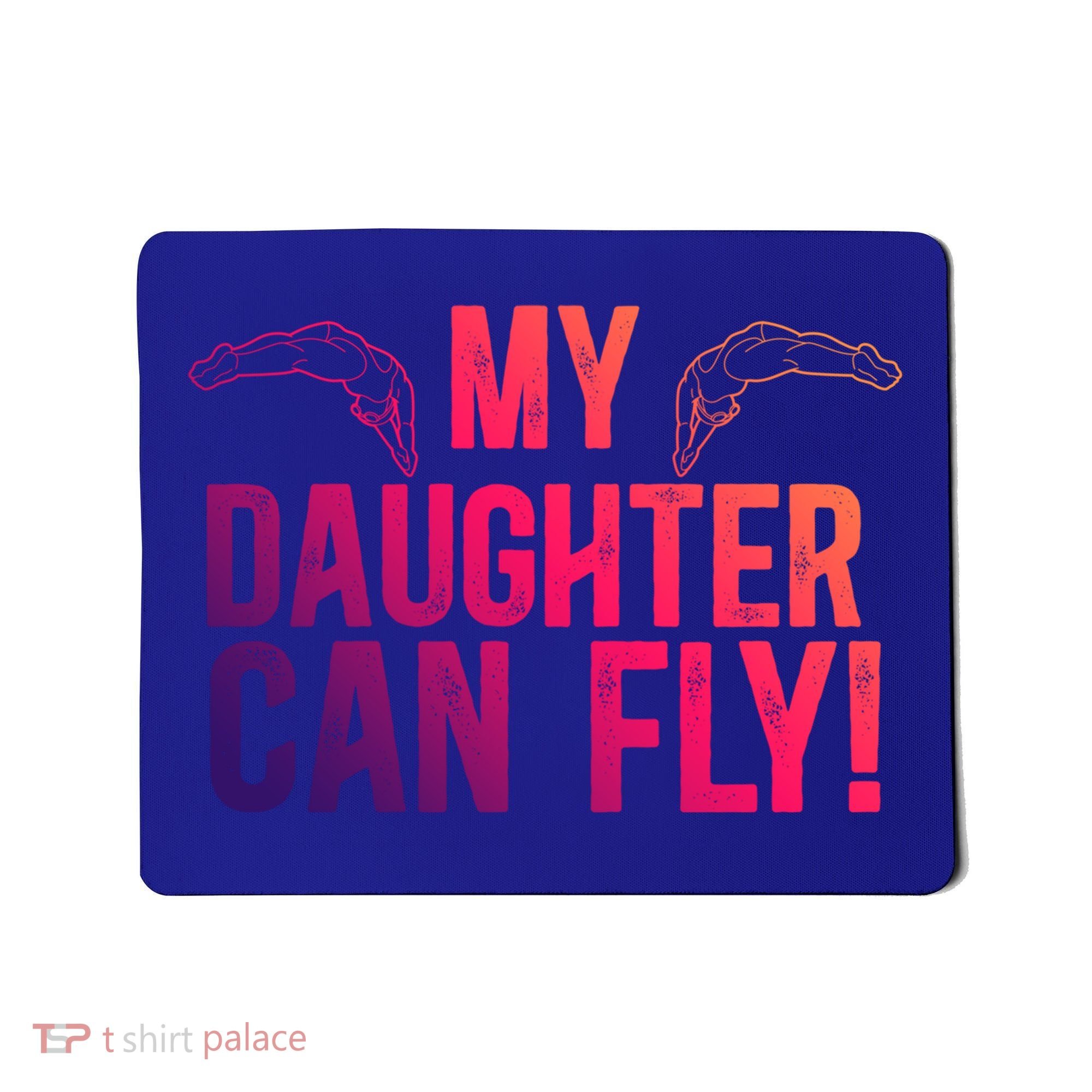 My Daughter Swim Dad Of A Swimmer Father Swimming Dad Gift Mousepad