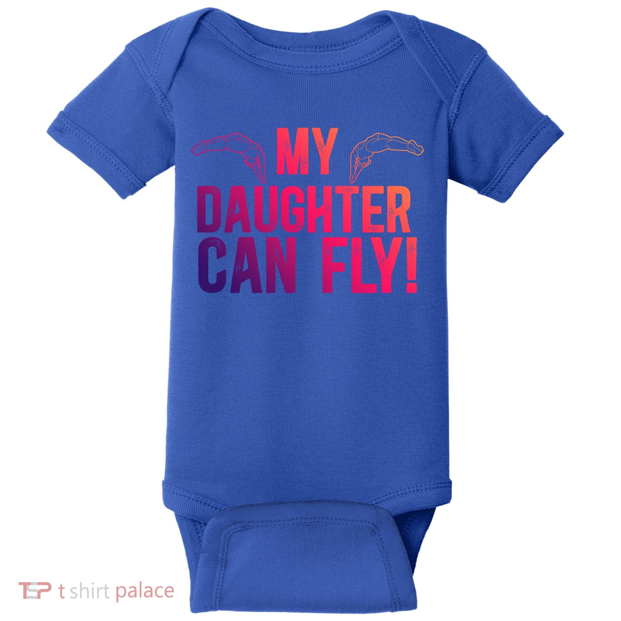 My Daughter Swim Dad Of A Swimmer Father Swimming Dad Gift Baby Bodysuit