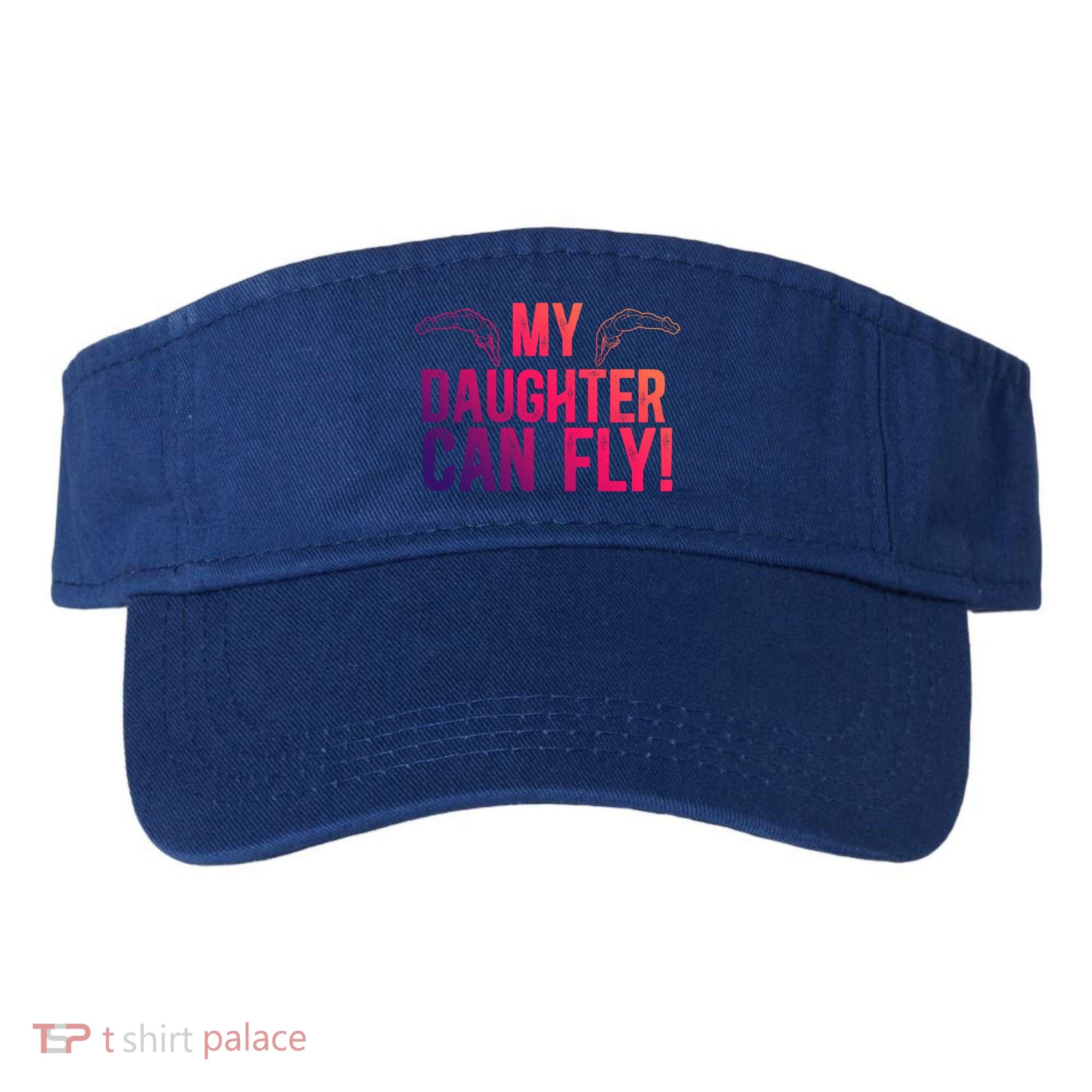 My Daughter Swim Dad Of A Swimmer Father Swimming Dad Gift Visor