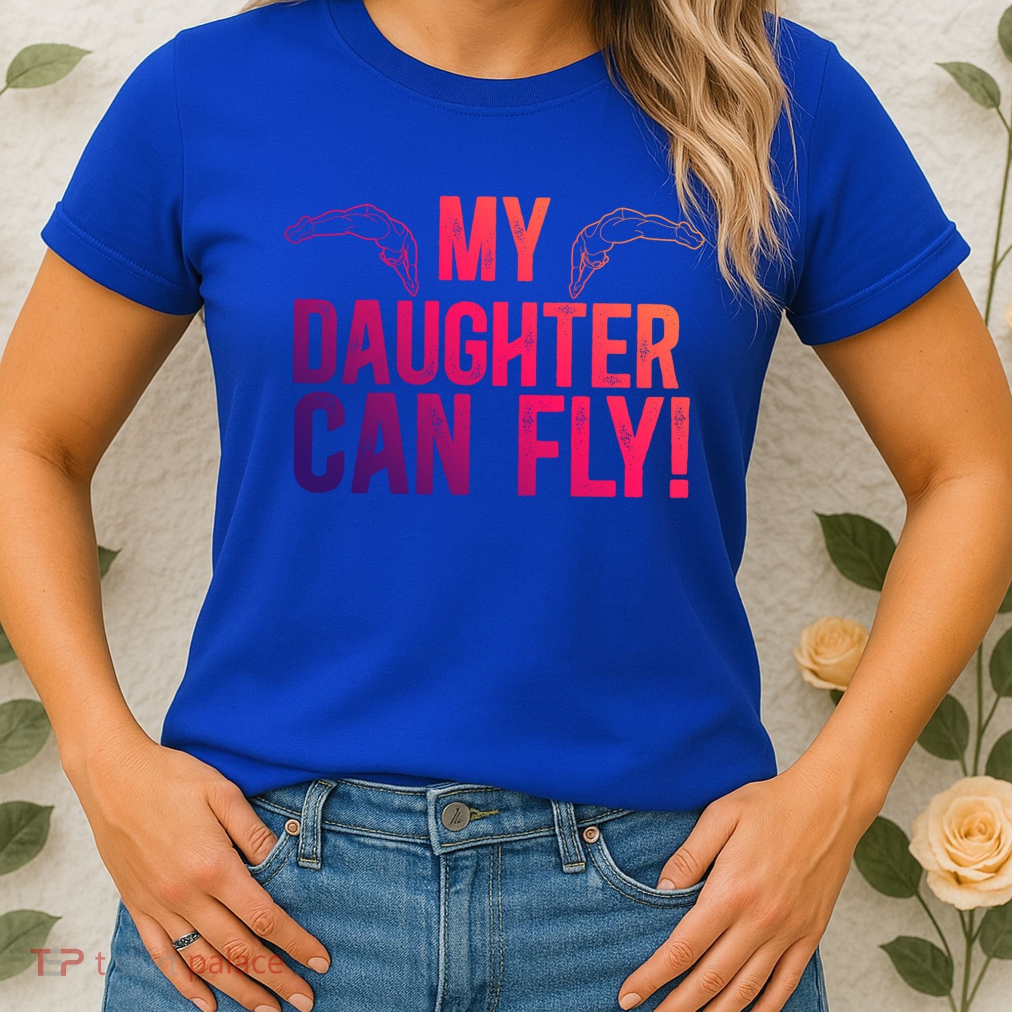 My Daughter Swim Dad Of A Swimmer Father Swimming Dad Gift Women's T-Shirt
