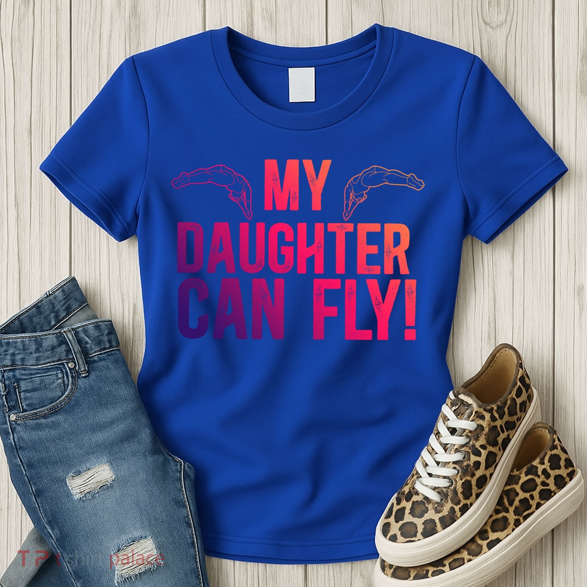 My Daughter Swim Dad Of A Swimmer Father Swimming Dad Gift Women's T-Shirt