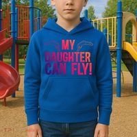 My Daughter Swim Dad Of A Swimmer Father Swimming Dad Gift Kids Hoodie thumb 2