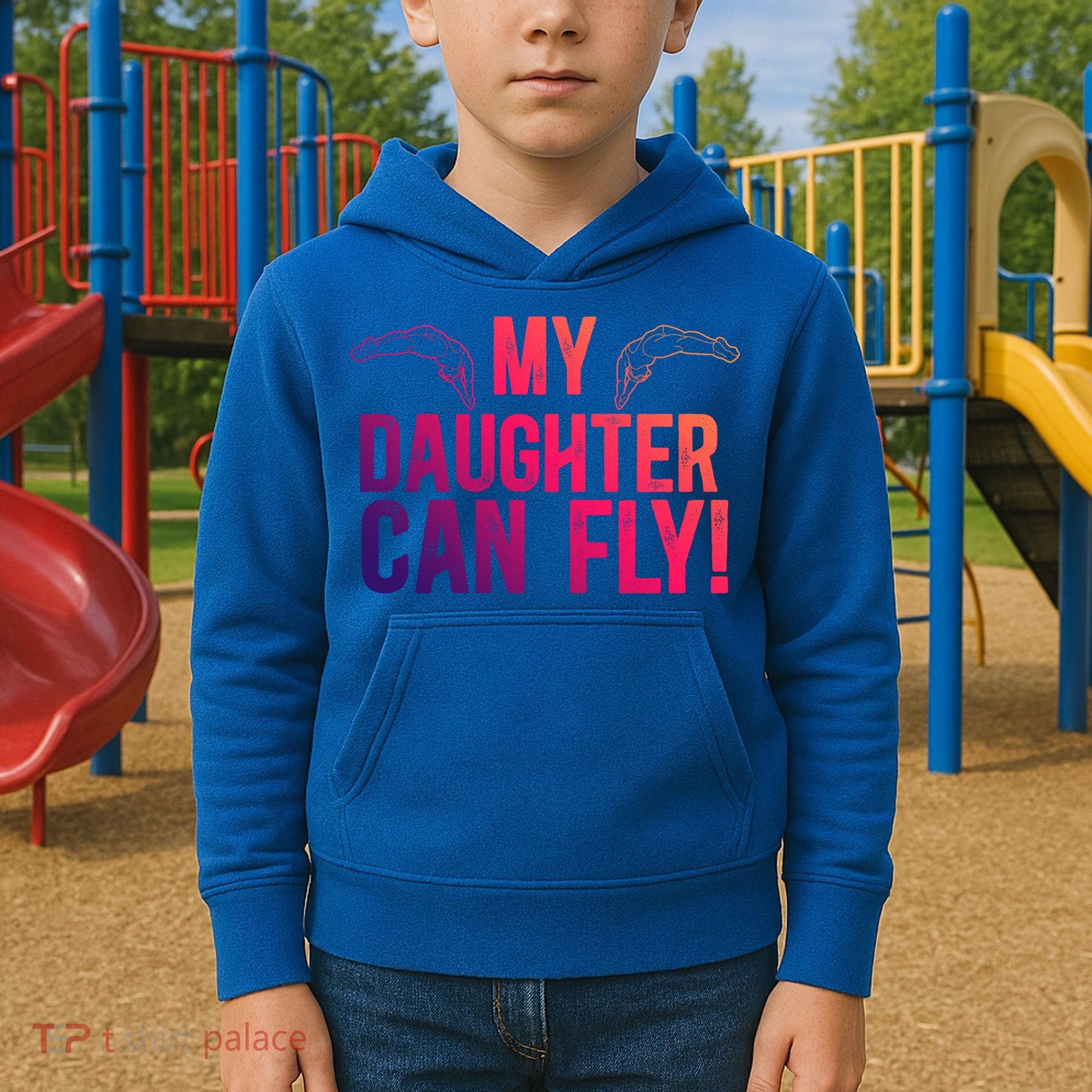 My Daughter Swim Dad Of A Swimmer Father Swimming Dad Gift Kids Hoodie