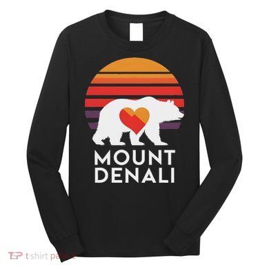 Mount Denali Souvenir Mt. Denali Long Sleeve Shirt