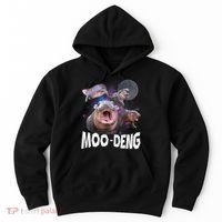 Moo Deng Space Hippo Hoodie thumb 0