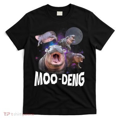 Moo Deng Space Hippo T-Shirt