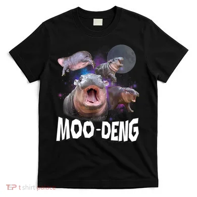 Moo Deng Space Hippo T-Shirt