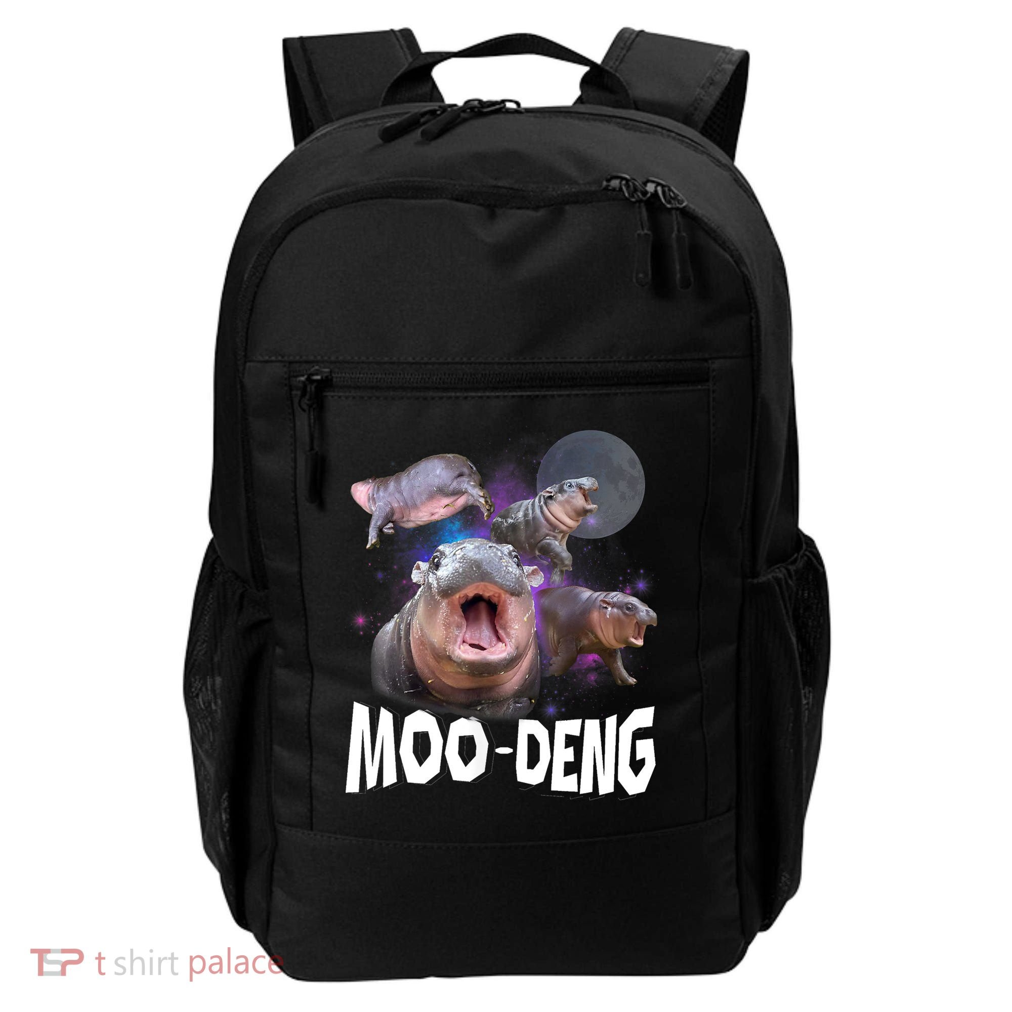 Moo Deng Space Hippo Backpack