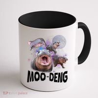 Moo Deng Space Hippo Coffee Mug thumb 1