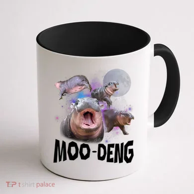 Moo Deng Space Hippo Coffee Mug back