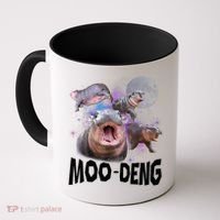 Moo Deng Space Hippo Coffee Mug thumb 0