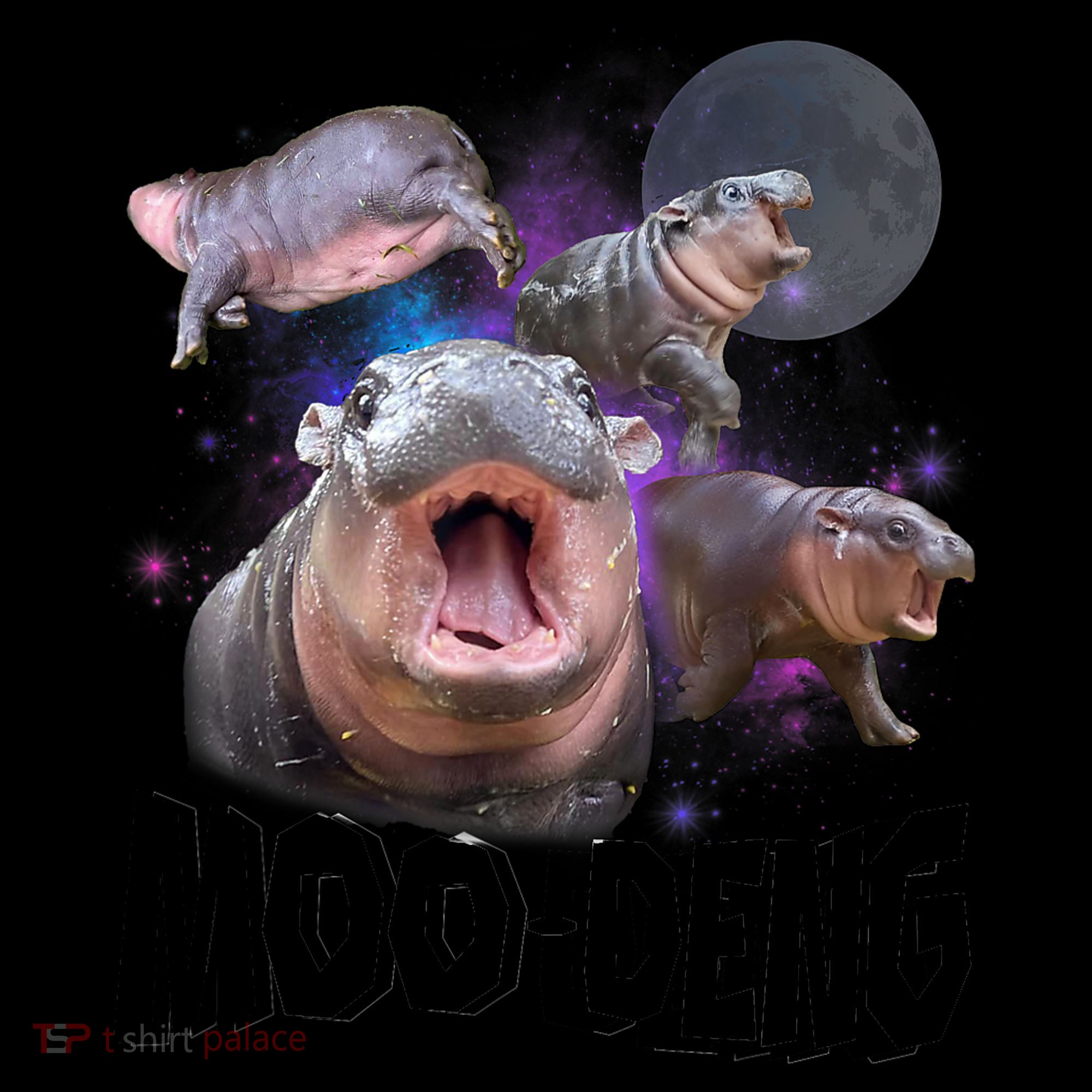 Moo Deng Space Hippo Coffee Mug