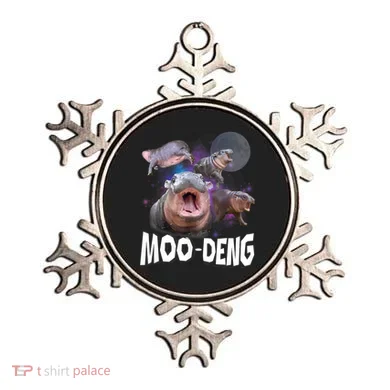 Moo Deng Space Hippo Ornament