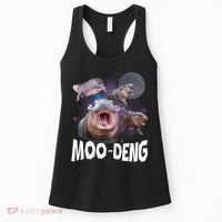 Moo Deng Space Hippo Women's Tank Top thumb 0