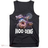 Moo Deng Space Hippo Tank Top thumb 0