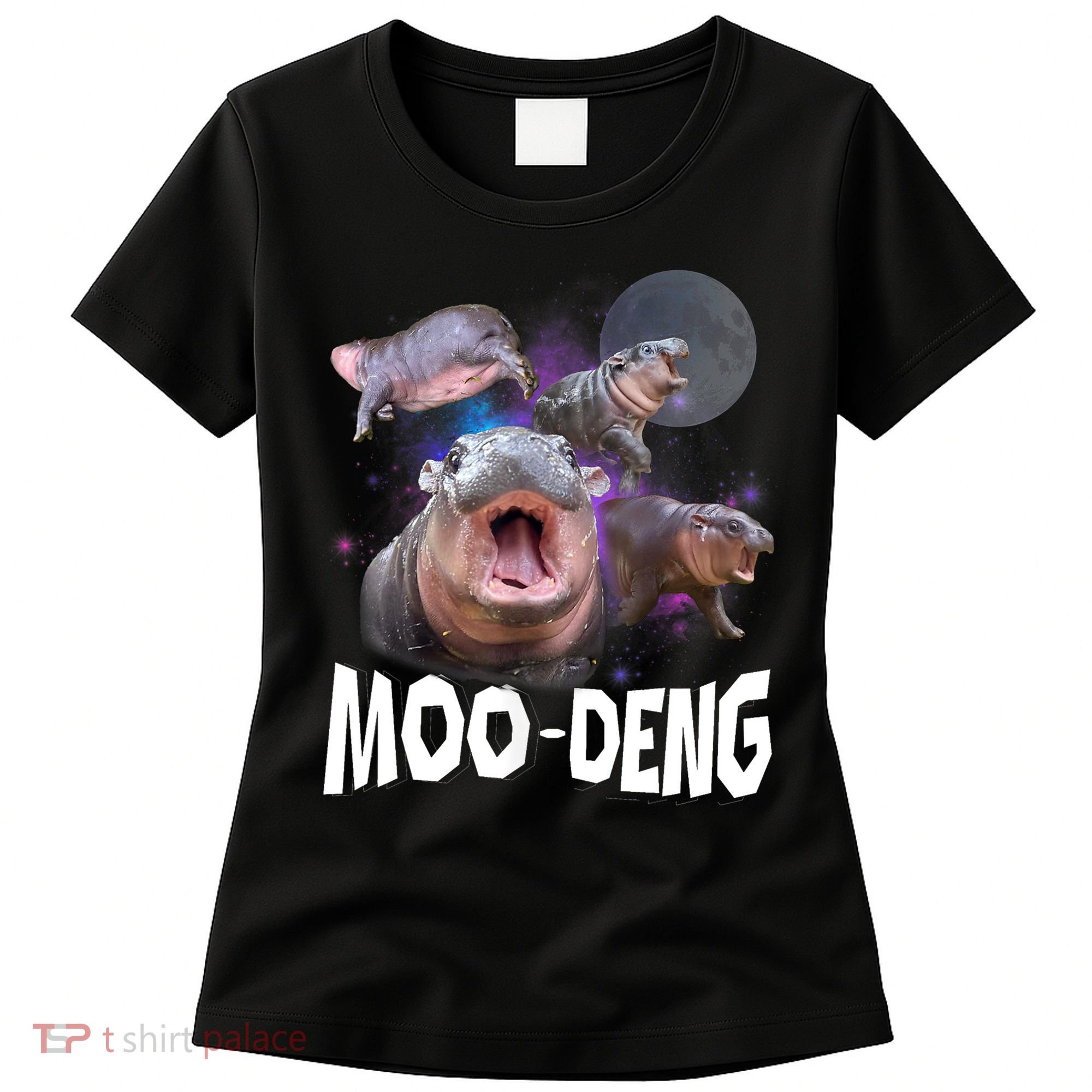 Moo Deng Space Hippo Women's T-Shirt