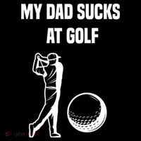 My Dad Sucks At Golf, Funny Golfing Golf Dad Gif For Dad Father's Day Coffee Mug thumb 5