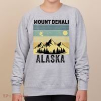  Mount Denali Souvenir Alaska Women  Mt. Denali V-Neck  Women's Sweatshirt thumb 0