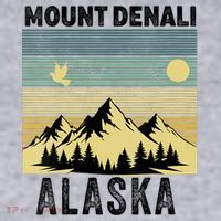  Mount Denali Souvenir Alaska Women  Mt. Denali V-Neck  Women's Sweatshirt thumb 2